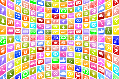 Application Apps App Icon Icons für Handy oder Smartphone Hinte