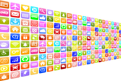 Application Apps App Icon Icons Set für Handy oder Smartphone