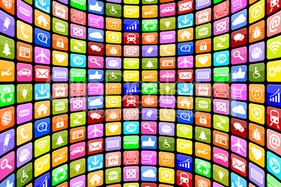 Application Apps App Icon Icons Multimedia für Handy oder Smart