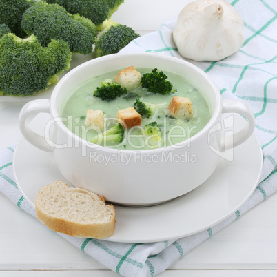 Brokkolisuppe Brokkoli frische Suppe Broccolisuppe Broccoli gesu