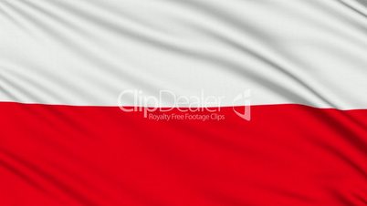 Polish flag, with real structure of a fabric