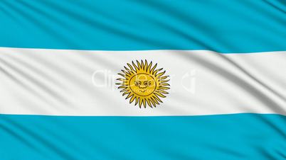 Argentinian flag, with real structure of a fabric