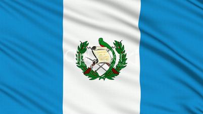 Guatemalan Flag, with real structure of a fabric