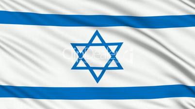 Israeli Flag, with real structure of a fabric