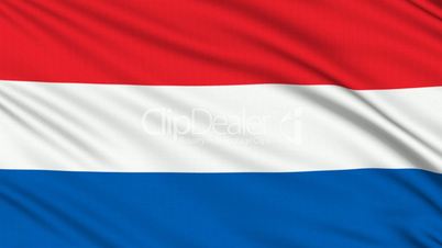 Dutch Flag, with real structure of a fabric