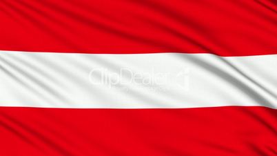 Austria Flag, with real structure of a fabric