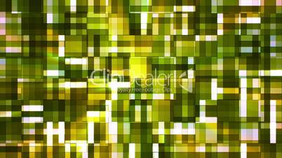 Broadcast Twinkling Squared Hi-Tech Blocks, Green, Abstract, Loopable, HD