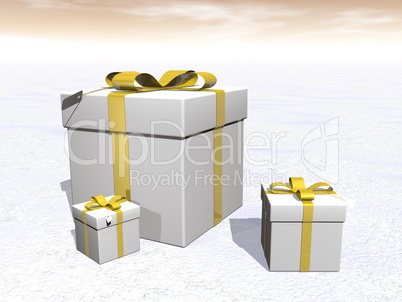 Gifts - 3D render