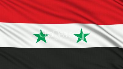 Syrian Flag, with real structure of a fabric
