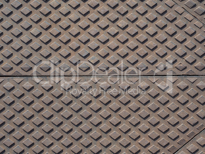 Steel diamond plate background