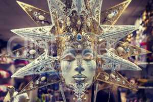 Luxury carnival mask in Venice