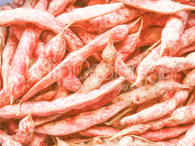 Retro looking Cranberry beans