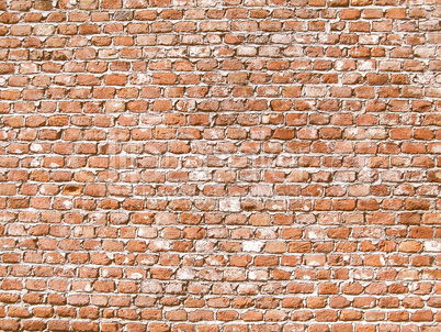 Retro looking Brick wall