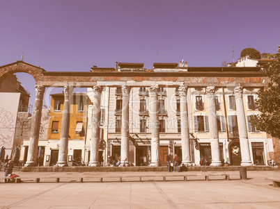 Retro looking Colonne di San Lorenzo Milan