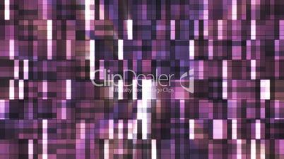 Broadcast Twinkling Squared Hi-Tech Blocks, Purple Violet, Abstract, Loopable, HD