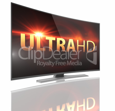 UltraHD Smart Tv with Curved screen