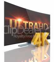 UltraHD Smart Tv with Curved screen