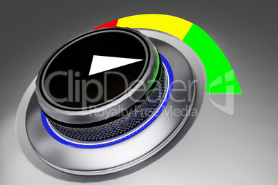 Knob with color display