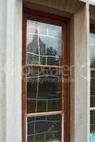 Windows on a medieval house