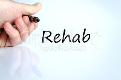 Rehab text concept