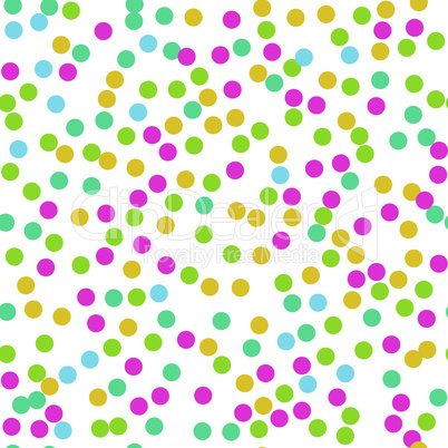 Confetti seamless pattern. Bright colors.