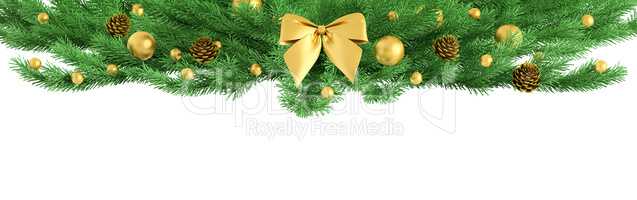 Christmas ornament isolated 3d rendering