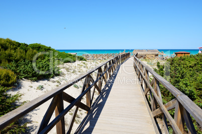 The way to a beach, Mallorca, Spain