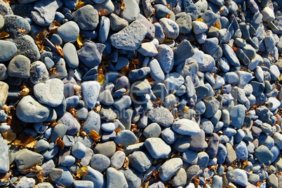 Stone on the shore of lake Ontario.