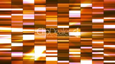 Twinkling Horizontal Small Squared Hi-Tech Bars, Orange Golden, Abstract, Loopable, HD