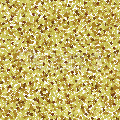 Gold star seamless pattern