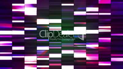 Twinkling Horizontal Small Squared Hi-Tech Bars, Magenta Purple, Abstract, Loopable, HD