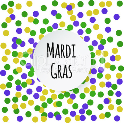 Mardi Gras background.