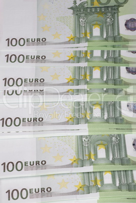 europe euros banknote of hundreds