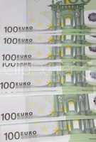 europe euros banknote of hundreds