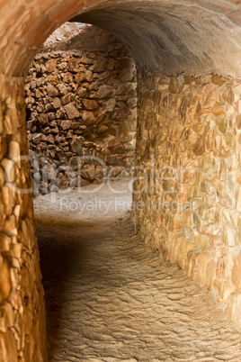 Small brick tunnel