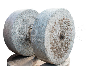 Millstones for the extrusion of oil