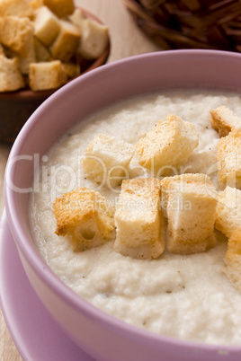 Soup cauliflower puree