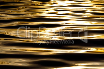 Golden water