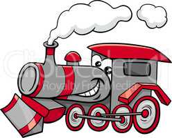 steam engine cartoon character