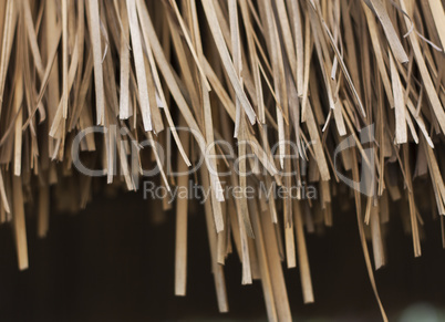 Close up straw background. Texture of straw photo