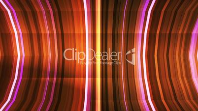 Broadcast Twinkling Vertical Bent Hi-Tech Strips, Orange Golden, Abstract, Loopable, HD