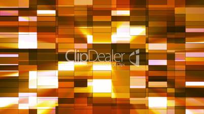 Twinkling Horizontal Small Squared Hi-Tech Bars, Golden Orange, Abstract, Loopable, HD