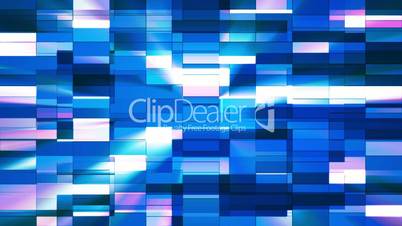 Twinkling Horizontal Small Squared Hi-Tech Bars, Blue Magenta, Abstract, Loopable, HD