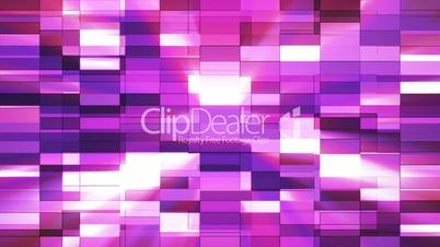 Twinkling Horizontal Small Squared Hi-Tech Bars, Magenta Purple, Abstract, Loopable, HD