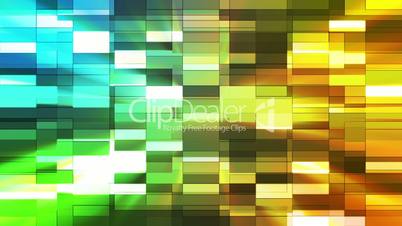 Twinkling Horizontal Small Squared Hi-Tech Bars, Multi Color, Abstract, Loopable, HD
