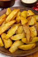 Potatoes fried in lard