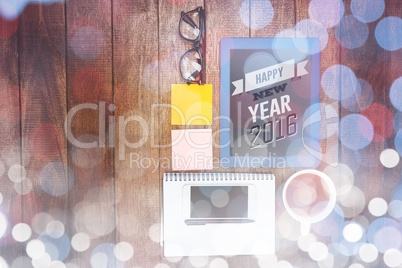 Composite image of new year graphic