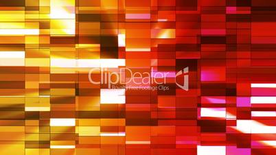 Twinkling Horizontal Small Squared Hi-Tech Bars, Red Yellow, Abstract, Loopable, HD