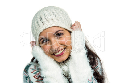 Smiling woman looking at camera Smiling woman looking at camera