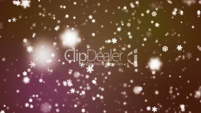 Broadcast Snow Flakes, Brown Magenta, Events, Loopable, HD